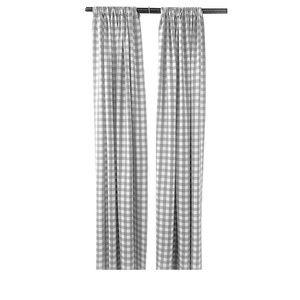 Buffalo Gingham Checkered backdrop Drape 1 Pair